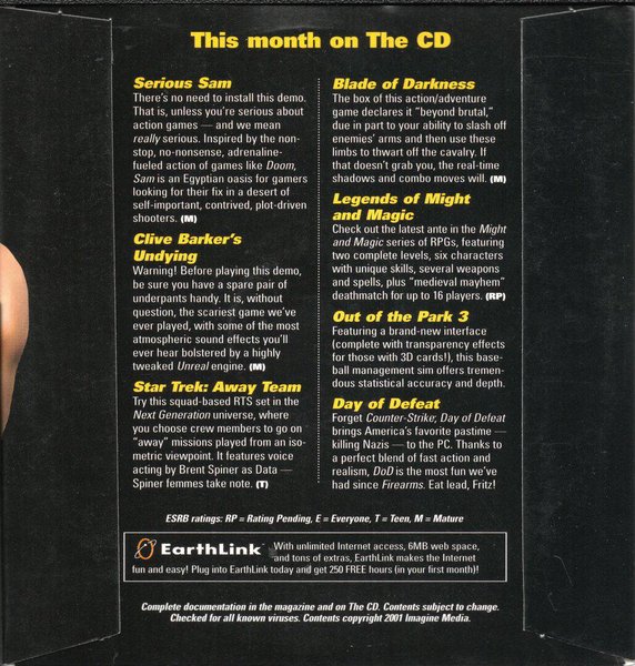 PC Gamer Demo: July, 2001 - Serious Sam