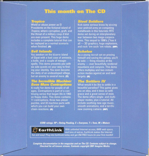 PC Gamer Demo: August, 2001 - Tropico